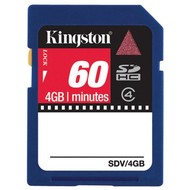 KINGSTON Secure Digital 4GB Video card 60min Class 4 - Memory Card