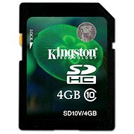 Kingston SDHC 4GB Class 10 - Memory Card