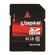 KINGSTON Secure Digital 8GB Class 10 - Memory Card