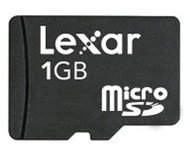SD Micro Lexar 1GB Mobile Edition - Memory Card