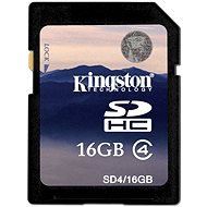 Kingston 16GB Class 4 SDHC - Memory Card