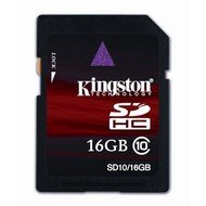 KINGSTON Secure Digital 16GB Class 10 - Memory Card