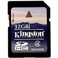 Kingston 32GB SDHC Class 4 - Memory Card
