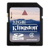 KINGSTON Secure Digital 32GB SDHC Class 4 - Memory Card