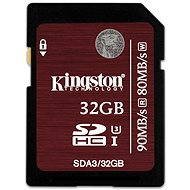 Kingston 32GB SDHC Class 10 UHS-I-U3 - Speicherkarte