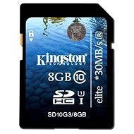 Kingston SDHC 8GB Class 10 UHS-I Elite - Pamäťová karta