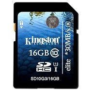 Kingston SDHC 16GB Class UHS-I - Memory Card