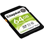 Kingston Canvas Select Plus SDXC 64GB Class 10 UHS-I - Memory Card