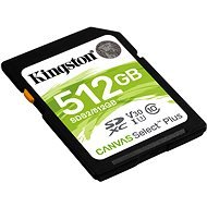 Kingston Canvas Select Plus SDXC 512GB Class 10 UHS-I - Memory Card