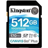 Kingston Canvas Go! Plus SDXC 512GB + SD adaptér - Pamäťová karta