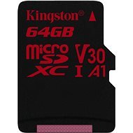 Kingston Canvas React MicroSDXC 64GB A1 UHS-I V30 - Memóriakártya