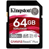 Kingston SDXC 64GB Canvas React Plus - Memory Card