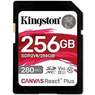 Kingston SDXC 256GB Canvas React Plus V60 - Memóriakártya