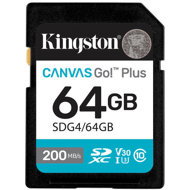 Kingston SDXC Canvas Go Plus Gen4 64GB - Memory Card