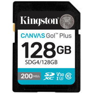 Kingston SDXC Canvas Go Plus Gen4 128GB - Memory Card
