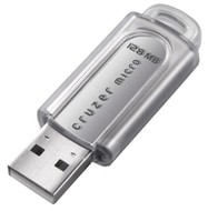 SanDisk Cruzer Micro FlashDrive 128MB USB 2.0 - Flash Drive