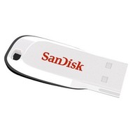 SanDisk FlashPen-Cruzer Blade 8 GB white - Flash Drive