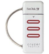 SanDisk Cruzer Profile FlashDrive 1GB USB2.0, biometrický snímač otisku prstů - Flash disk