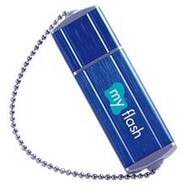 ADATA 4GB MyFlash PD4 modrý - Flash Drive