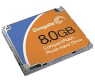 Seagate CompactFlash Photo Storage 8GB, 2MB cache, 3600ot, ST68022C-RK, 1" HDD, CF + slot typ II - Flash Drive