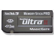 SanDisk Memory Stick PRO Ultra II 60x 512MB - Memory Card