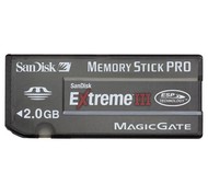 SanDisk Memory Stick PRO Extreme III 120x 2GB - Memory Card