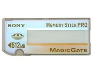Sony Memory Stick PRO 512MB - Memory Card