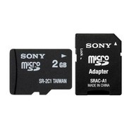SONY Micro SD 2GB Class 4 + SD adapter - Memory Card