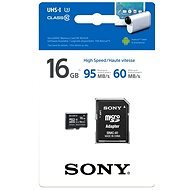 Sony MicroSDHC 16GB Class 10 + SD Adapter - Memory Card