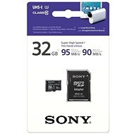 Sony micro SDHC 32GB Class 10 UHS-I + SD adapter - Memóriakártya