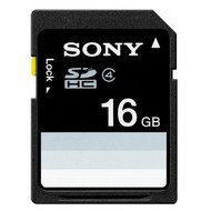 SONY Secure Digital 16GB SDHC Class 4 + camera case - Memory Card