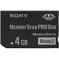 Sony Memory Stick Pro DUO 4 GB Mark2 - Speicherkarte