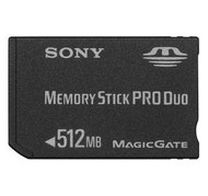 Paměťová karta Sony Memory Stick PRO DUO 512MB  - Memory Card