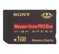 Paměťová karta Sony Memory Stick PRO DUO 1GB High Speed  - Memory Card