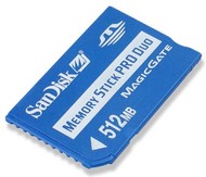 SanDisk Memory Stick PRO DUO 512MB - Memory Card
