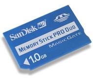 SanDisk Memory Stick PRO DUO 1GB - Memory Card