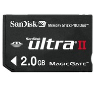 SanDisk Ultra II Memory Stick PRO 2GB - Memory Card