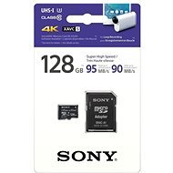 Sony MicroSDXC 128 Gigabyte Class 10 UHS-I + SD-Adapter - Speicherkarte
