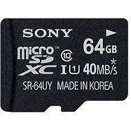 Sony micro SDXC 64 gigabytes Class 10 UHS-I + SD Adapter - Memory Card