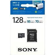 Sony micro SDXC 128GB Class 10 UHS-I U3 + SD adapter - Memory Card