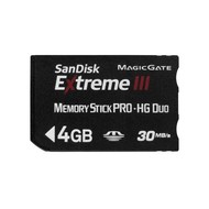 SanDisk Extreme Memory Stick PRO-HG DUO 4GB - Memory Card