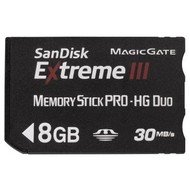 SanDisk Extreme Memory Stick PRO-HG DUO 8GB - Memory Card