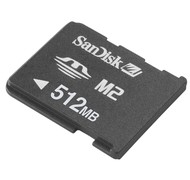 SanDisk Memory Stick Micro (M2) 512MB - Memory Card