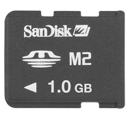 SanDisk Memory Stick Micro (M2) 1GB - Memory Card