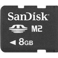SanDisk Memory Stick Micro (M2) 8GB - Memory Card
