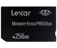 LEXAR Memory Stick PRO DUO 256MB Platinum 40x - Memory Card