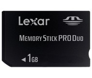 LEXAR Memory Stick PRO DUO 1GB Platinum 40x - Memory Card