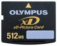 Olympus XD karta 512MB, typ P (S) - kompatibilní i se staršími fotoaparáty, funkce Panorama a ID, M- - Speicherkarte