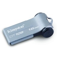 Kingston DataTraveler 108 16GB šedý - Flash Drive