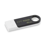 KINGSTON DataTraveler 109 8GB black-white - Flash Drive